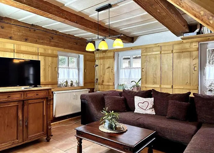 Historische Blockstube Anno 1763 - Romantisches Studio-apartment Mit Infrarot-sauna *