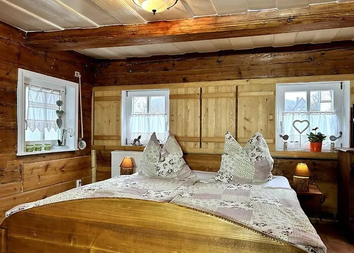 Historische Blockstube Anno 1763 - Romantisches Studio-apartment Mit Infrarot-sauna