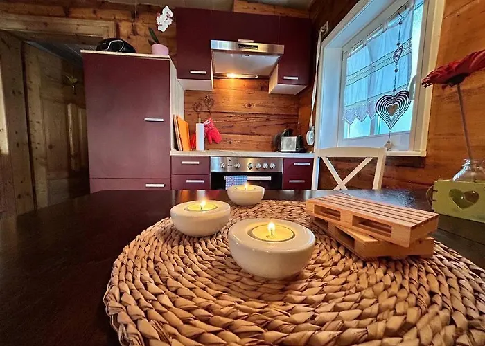 Historische Blockstube Anno 1763 - Romantisches Studio-apartment Mit Infrarot-sauna شقة *